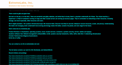 Desktop Screenshot of extremelabs.com