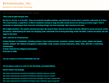 Tablet Screenshot of extremelabs.com